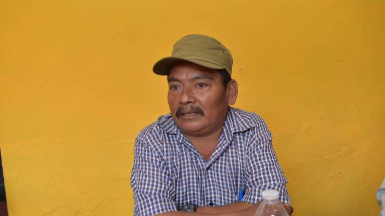 Juan López García, representante del Movimiento de Unificación y Lucha Triqui en Navolato.