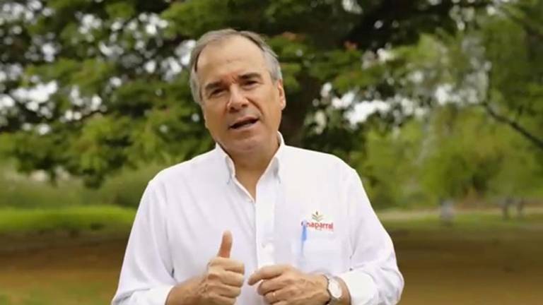 Sergio Esquer Peiro en un mensaje a sus seguidores.