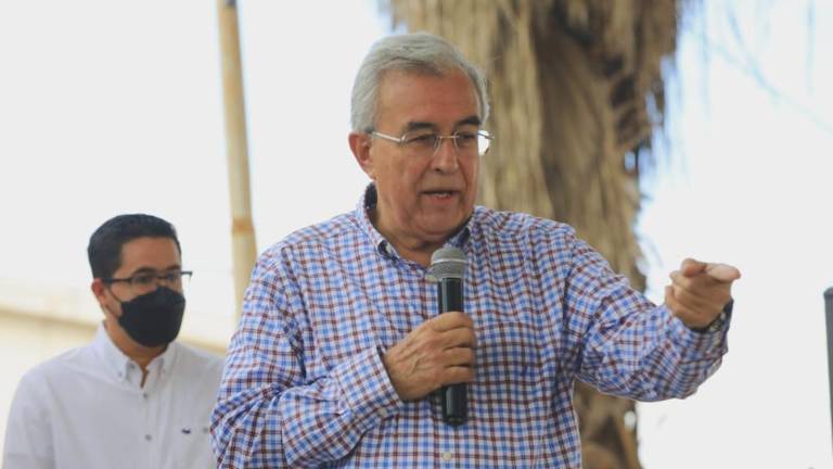 El Gobernador Rubén Rocha Moya.