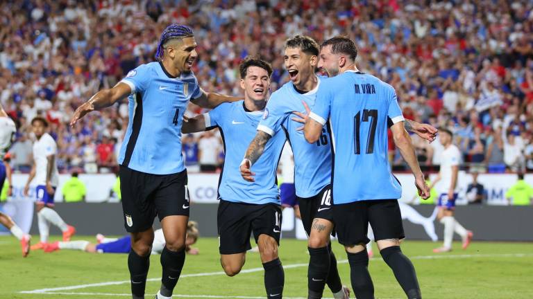 Mathías Olivera fue el autor del gol que dejó fuera de la Copa América a Estados Unidos.