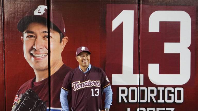 Rodrigo López, una leyenda de Tomateros de Culiacán y del beisbol mexicano.