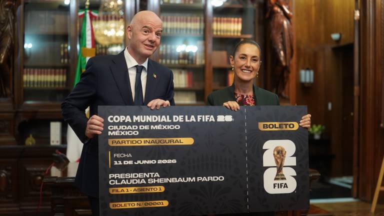 Claudia Sheinbaum habló sobre la reunión que tuvo el jueves con Gianni Infantino.