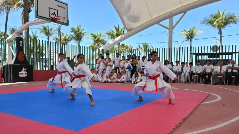 Los participantes compitieron en las modalidades de kata y kumite.