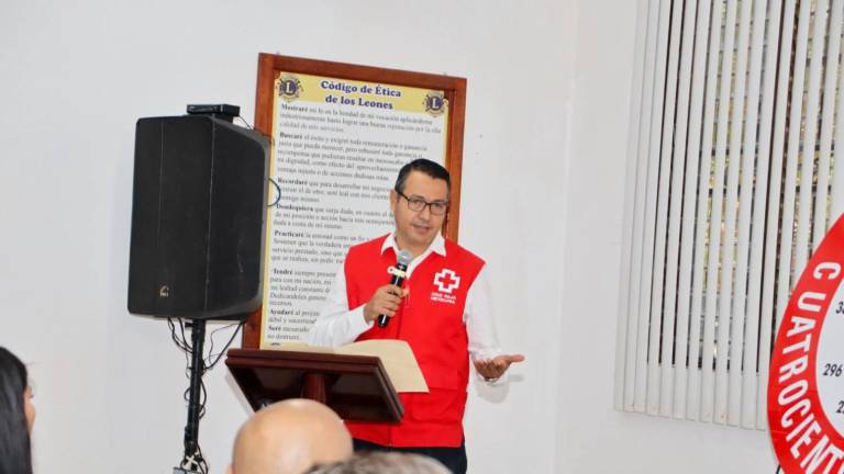 Ilie Hassan Chávez Carrasco, presidente de Cruz Roja en Rosario.