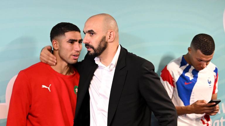 Walid Regragui está orgulloso de sus jugadores.