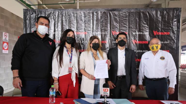 Venados de Mazatlán, Club de Leones Antonio Toledo Corro y la Clínica Oftavisión firmaran el Convenio de Colaboración.
