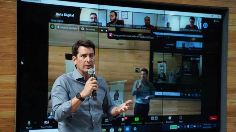 El secretario de Economía, Javier Gaxiola Coppel anunció el programa Ruta Digital.