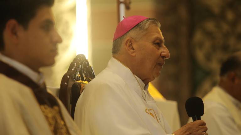 Monseñor Mario Espinosa Contreras, Obispo de la Diócesis de Mazatlán.