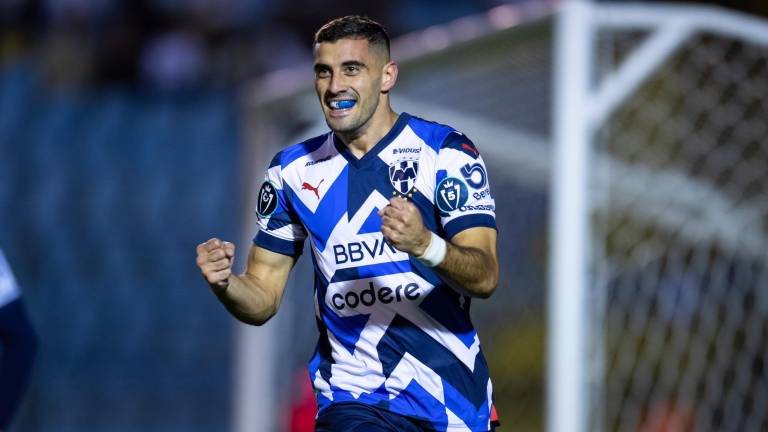 Germán Berterame anotó el primer gol del Monterrey en Guatemala.