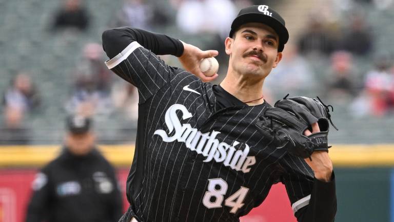 Dylan Cease lució dominante ante los Angelinos de Anaheim.