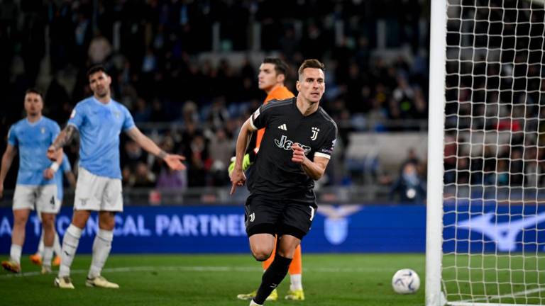 Arkadiusz Milik anotó el gol con el que la Juventus logró meterse a la final de la Copa Italia.
