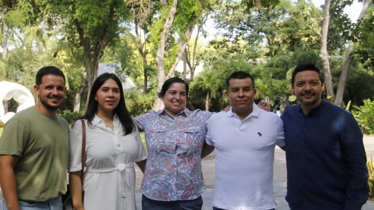 Isaac Aranguré, Irma Tarín, Clark León, Jesús Contreras y Adrián López.