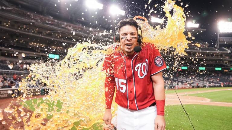 Joey Meneses ha tenido una temporada de debut prácticamente de ensueño en las Grandes Ligas.