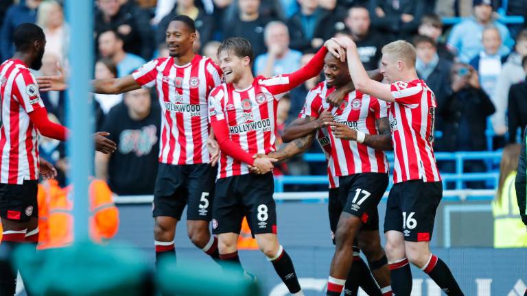 Ivan Toney fue la figura del Brentford con sus dos goles.