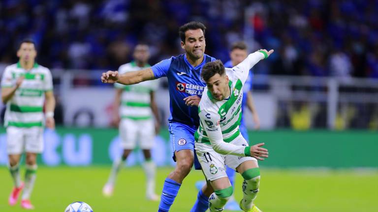 Santos gana 2-1 a Cruz Azul en el Azteca.