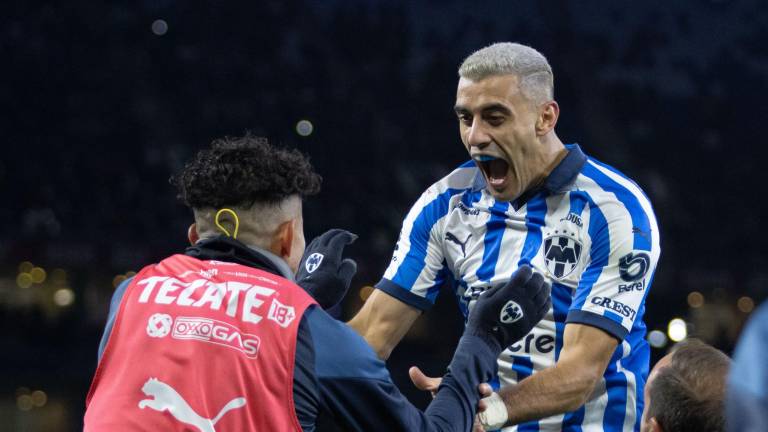 Germán Berterame anotó el gol de la victoria para Rayados.