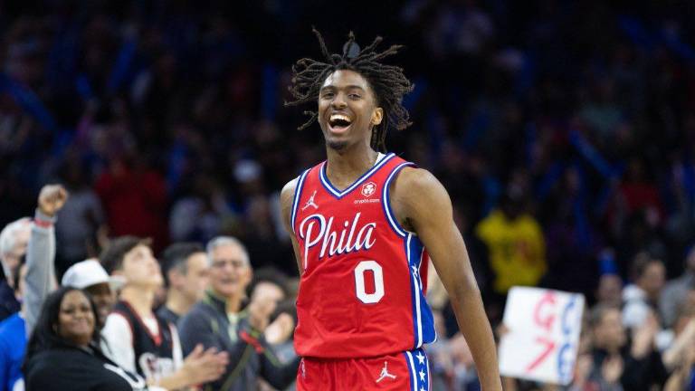 Tyrese Maxey fue el jugador con mayor profesión en la temporada regular de la NBA.