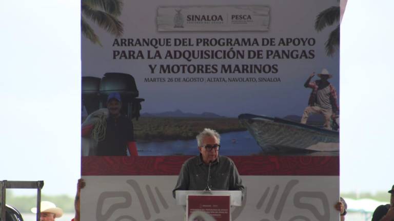 El Estado destinó alrededor de 75 millones de pesos para la adquisición de 543 motores marinos y 557 pangas, tanto para pescadores ribereños como de aguas continentales.