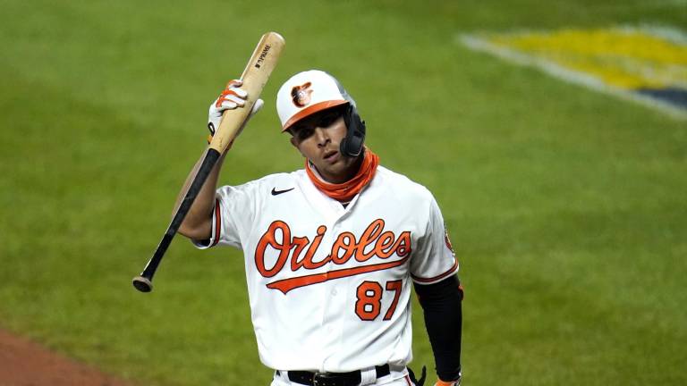 Ramón Urías llegó a cinco jonrones con los Orioles de Baltimore.
