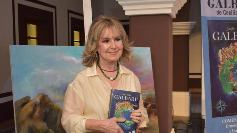 Cecilia Pablos presenta su primer novela titulada Galbare.