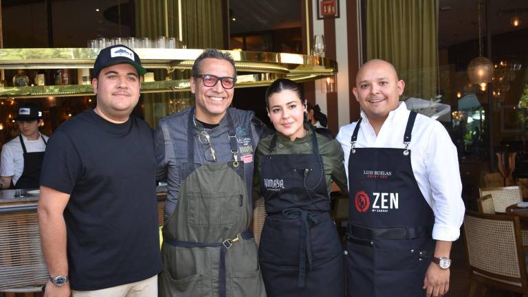 Diego Madrid, Luis Osuna, Liz Flores y Luis Ruelas.