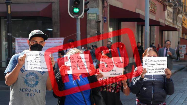 Señalan que la fotografía fue difundida el 21 de febrero de 2023, fecha en la que ocurrió una protesta en el Congreso de la Ciudad de México.