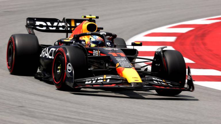 Sergio “Checo” Pérez fue segundo y cuarto en los primeros entrenamientos.