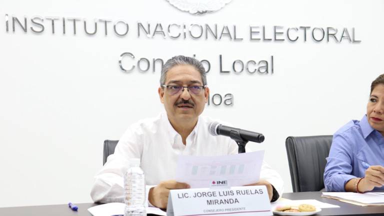 Jorge Luis Ruelas Miranda, vocal ejecutivo del Consejo Local del INE en Sinaloa.