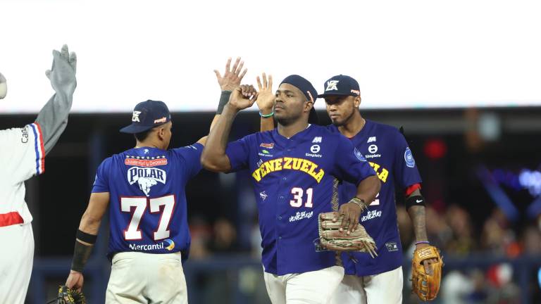 Venezuela celebra su pase a la final.