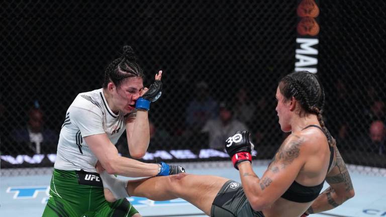 Amanda Nunes fue demasiada pieza para Irene Aldana.