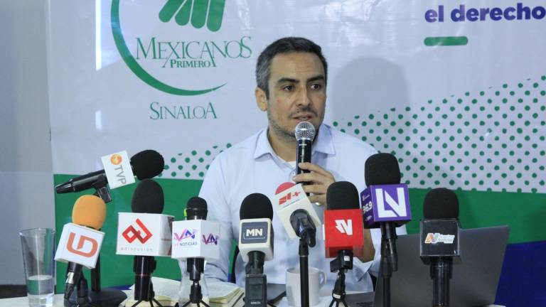 Gustavo Rojas Ayala, director de Mexicanos Primero Sinaloa, da a conocer los resultados de estudio sobre la educación en la entidad.