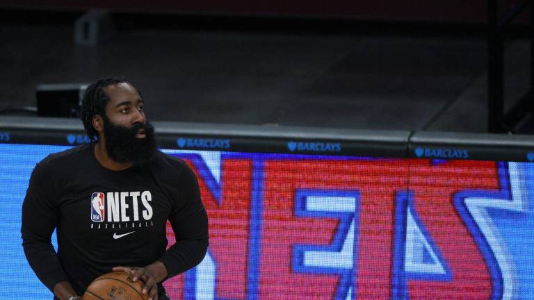James Harden volvió a la lista de lesionados de los Nets de Brooklyn.