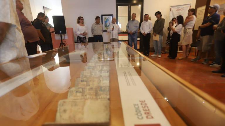 La exposición temporal “Códices de México” fue inaugurada en el Museo Arqueológico de Mazatlán.
