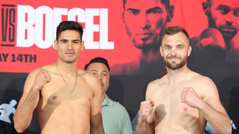 Gilberto “Zurdo” Ramírez y Dominic Boesel cumplen con la romana.