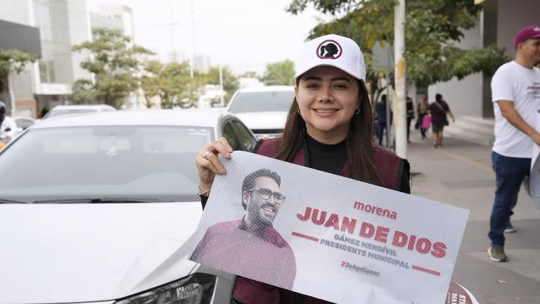María Guadlaupe Cázares, Diputada local, habla sobre su intervención en campañas electorales en Culiacán.