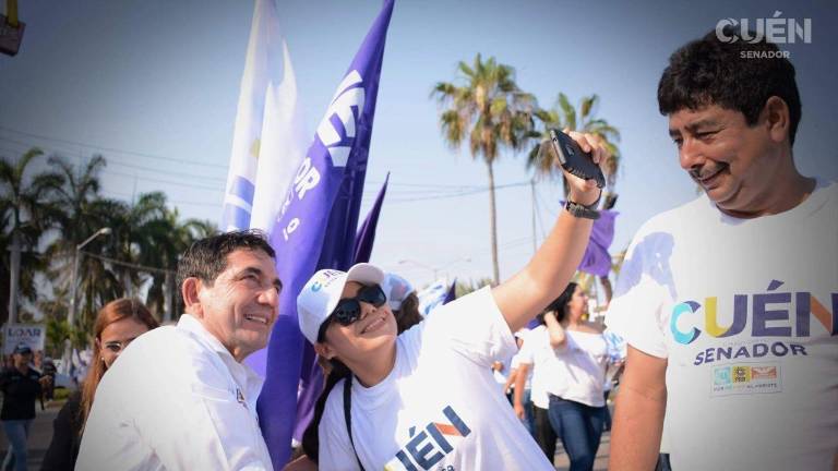 Flor Ivette Solís Alapizco en la campaña de 2018.