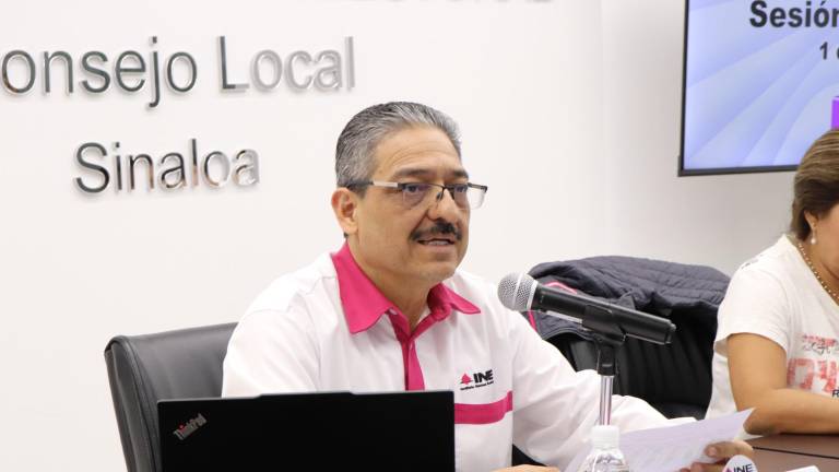Jorge Luis Ruelas Miranda, vocal ejecutivo del Consejo Local del INE en Sinaloa.