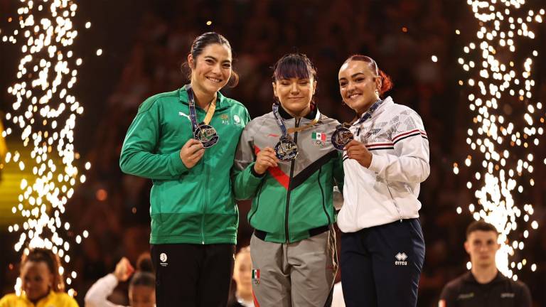 Alexa Moreno se lleva el oro en la prueba de salto.