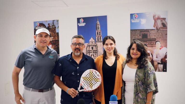 En conferencia se anuncia el Torneo Varonil de Parejas de Pádel.