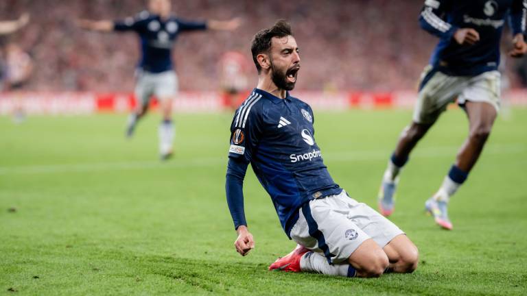 Bruno Fernandes marca doblete.