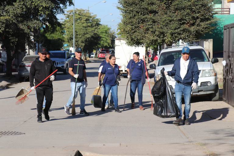 Jumapam refuerza limpieza en fraccionamiento San Fernando tras retirar 28 metros cúbicos de basura