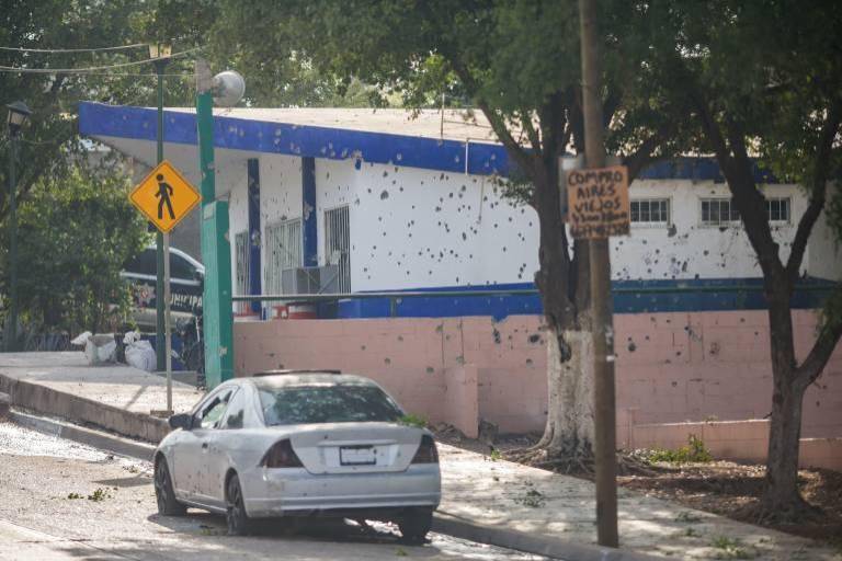 Caseta de Policía de Culiacán baleada en Los Huizaches podría ser ocupada por corporación federal, dice Alcalde