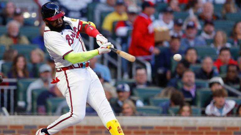 Marcell Ozuna ha tenido un inicio de temporada sólido para los Bravos de Atlanta.