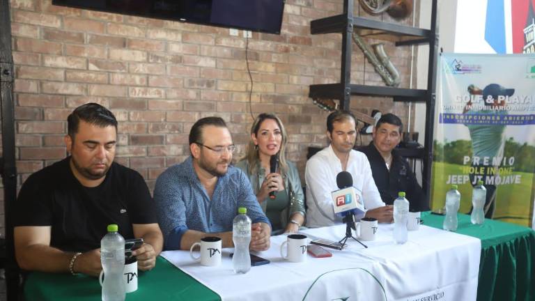 En rueda de prensa se presenta el evento de golf que se realizará el 14 de octubre en Estrella del Mar.