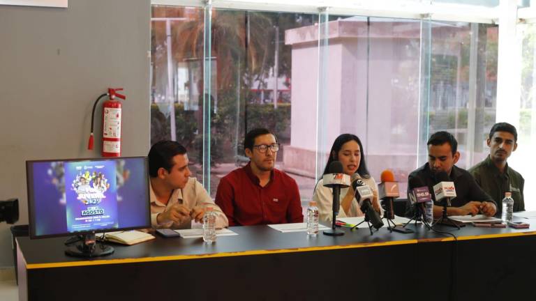 Presentación del programa de actividades del Mes de la Juventud 2025 que se organizará en Culiacán.