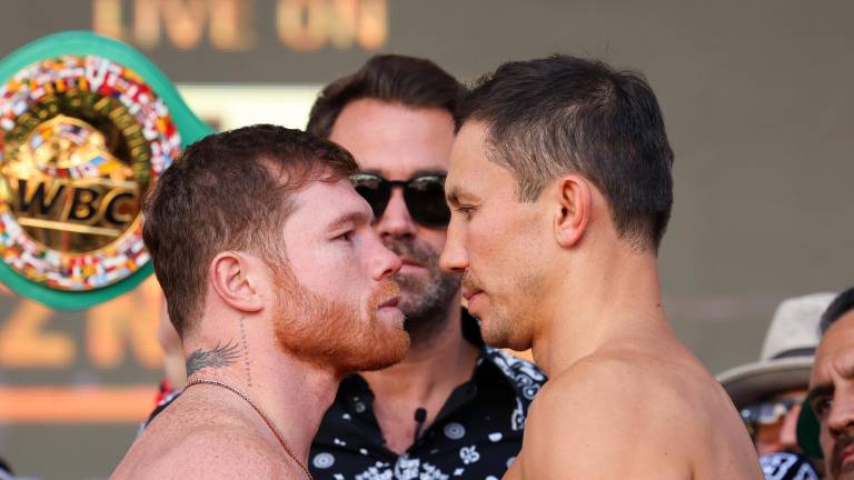 Saúl “Canelo” Álvarez y Gennady Golovkin están en orden con la romana.