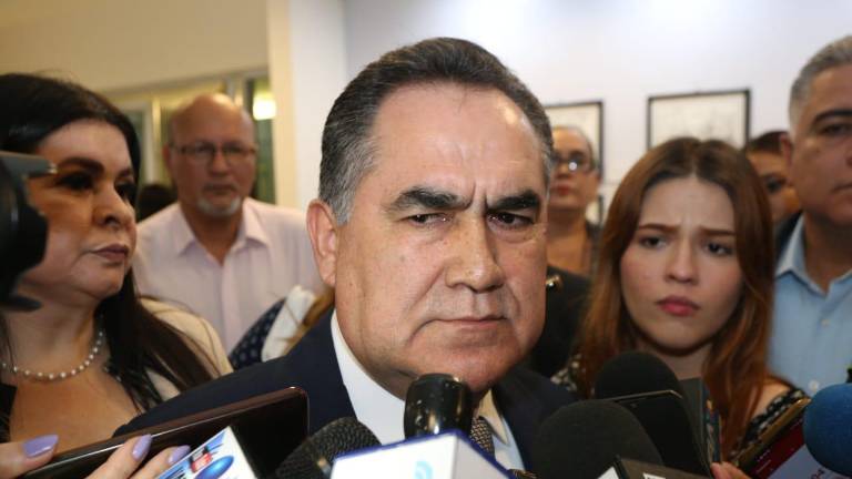 El Rector Jesús Madueña Molina, en la inauguración de la Feria del Libro de la UAS 2023.