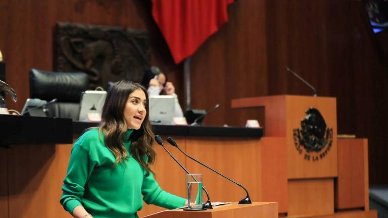 La senadora sinaloense expuso cifras oficiales que reflejan la gravedad del problema.
