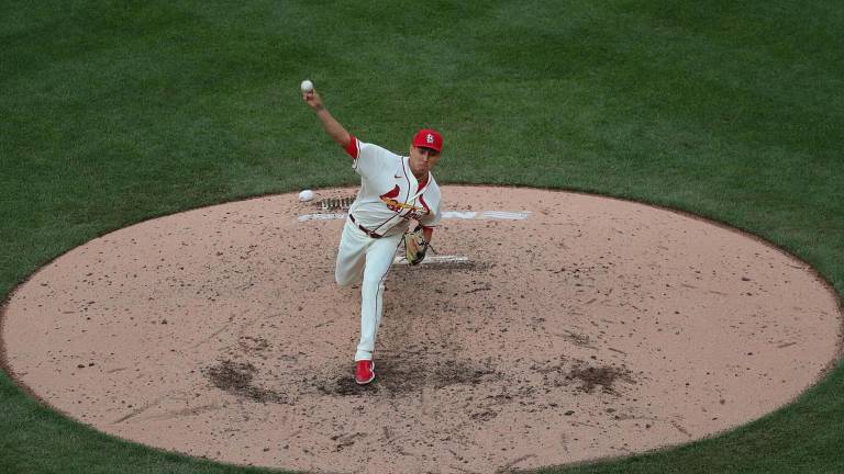 Giovanny Gallegos volvió a tener un sólido relevo para los Cardenales de San Luis.