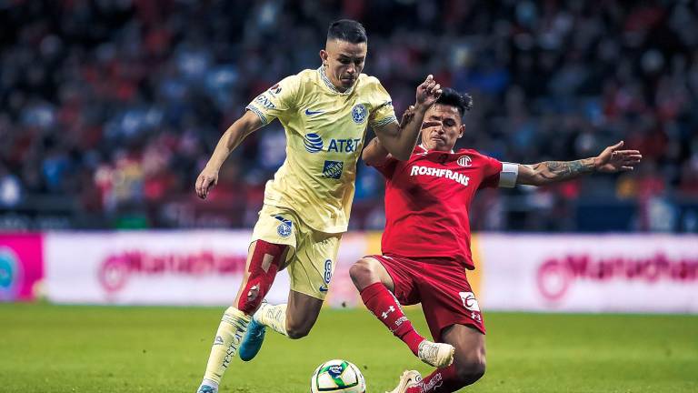 América y Toluca empatan 2-2.